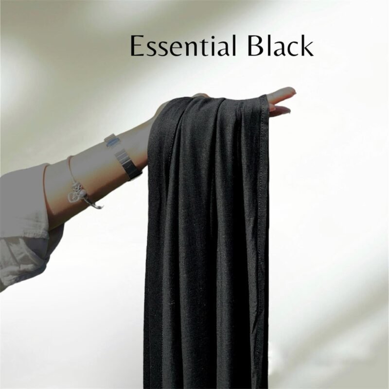 Bamboo Hijab - "Essential Black"