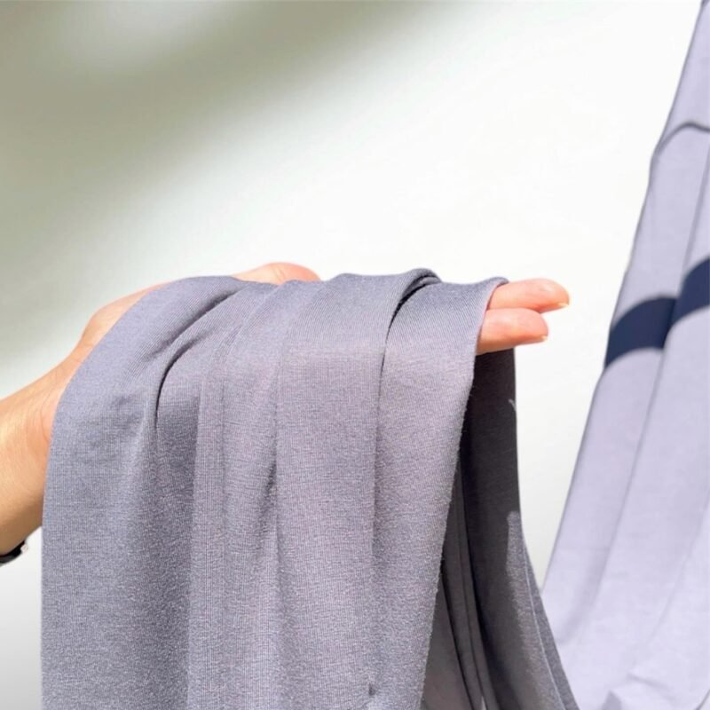 Bamboo Hijab - "Graphite" - Image 3
