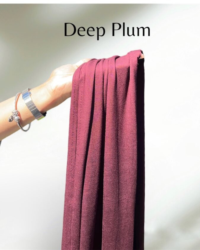 Bamboo Hijab - "Deep Plum"