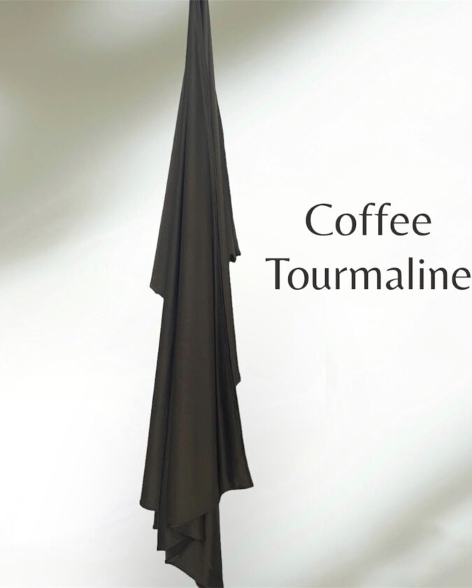 Satin Jersey - "Coffee Tourmaline"