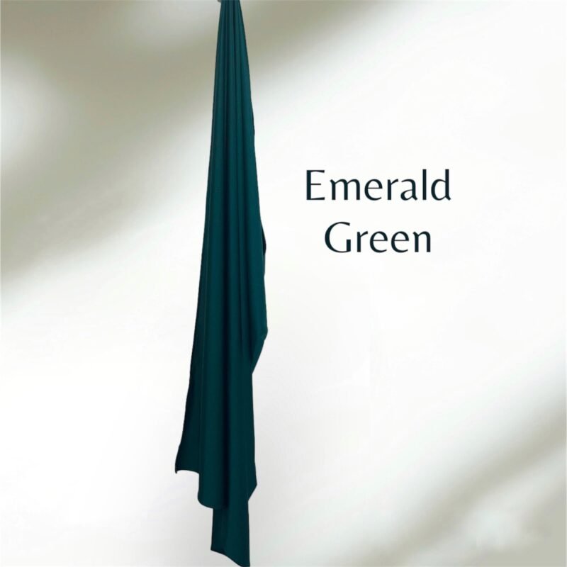 Satin Jersey - "Emerald Green" - Image 2