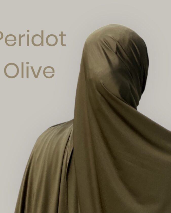 Satin Jersey - "Peridot Olive"