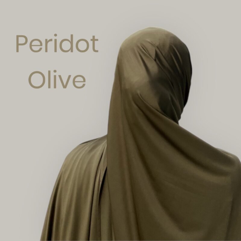 Satin Jersey - "Peridot Olive"