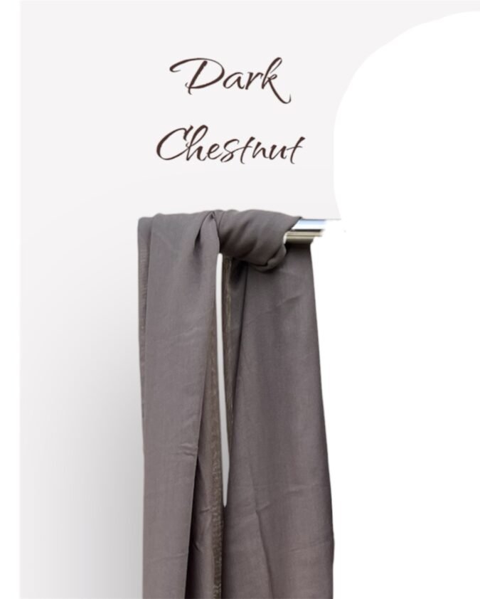 Signature Modal Hijab - "Dark Chestnut"