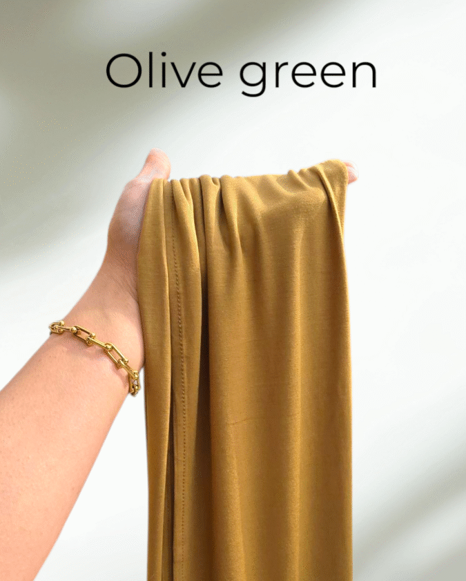 Bamboo Hijab - "Olive Green"