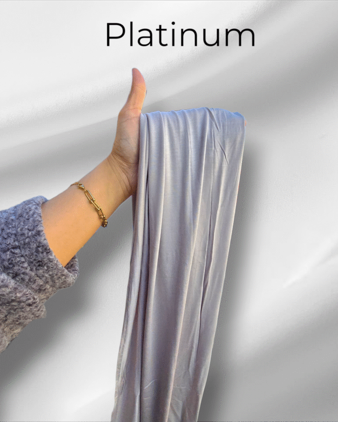 Bamboo Hijab - "Platinum"