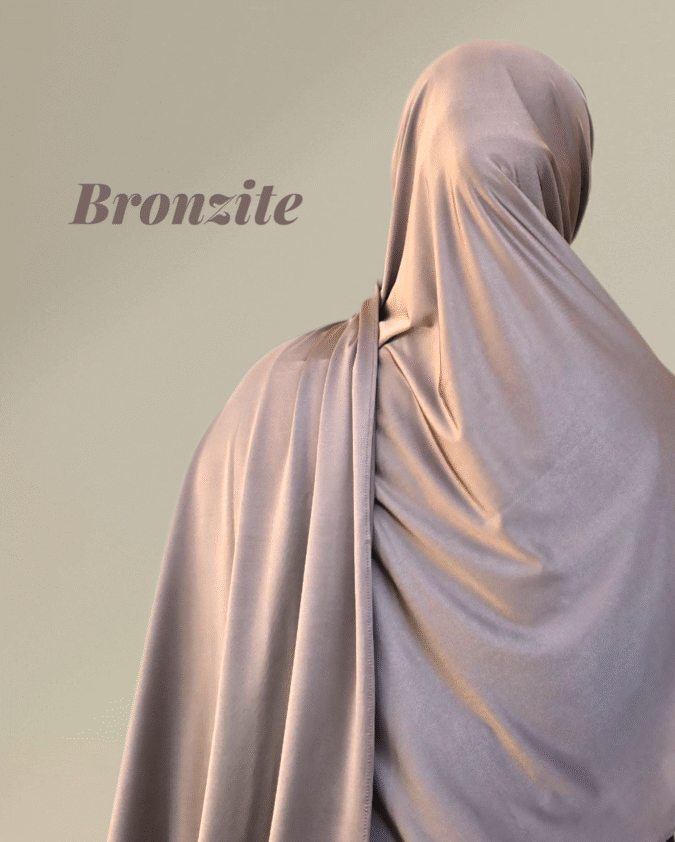Satin Jersey - "Bronzite"