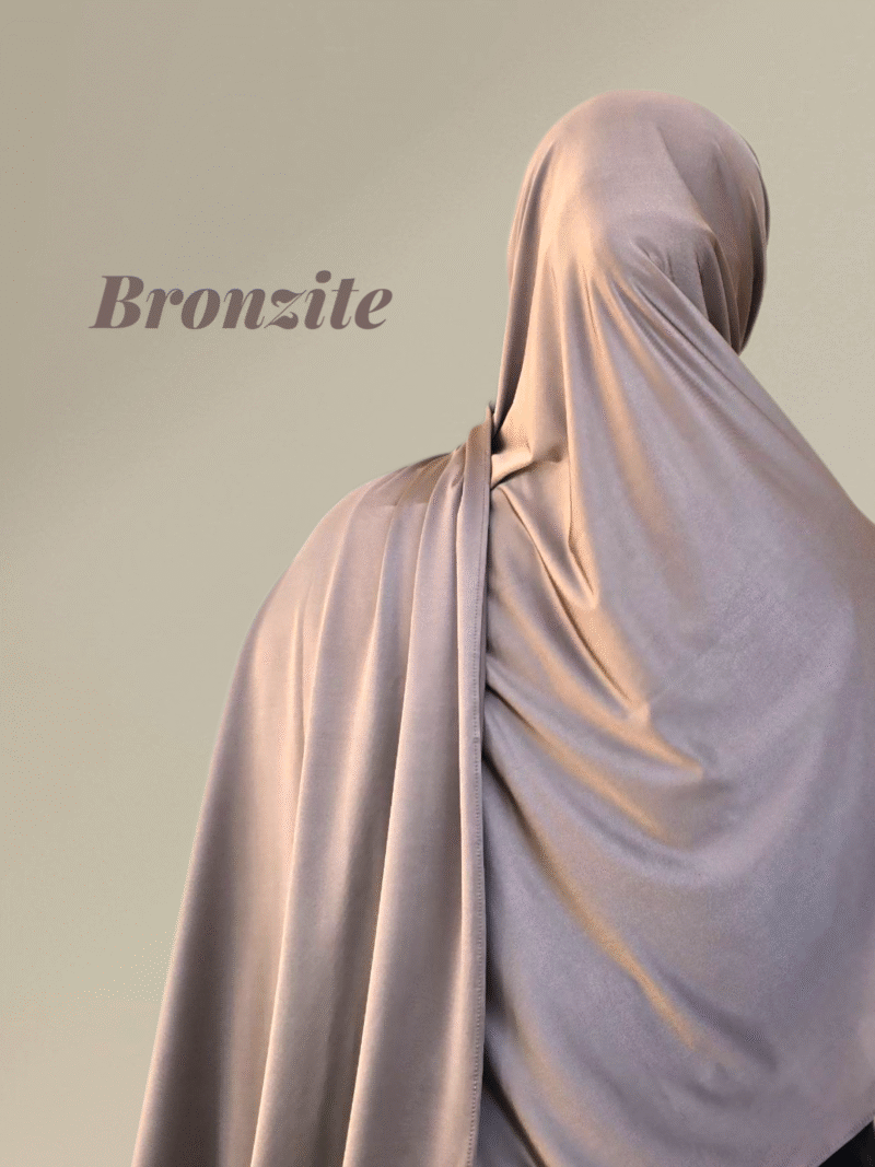 Satin Jersey - "Bronzite"