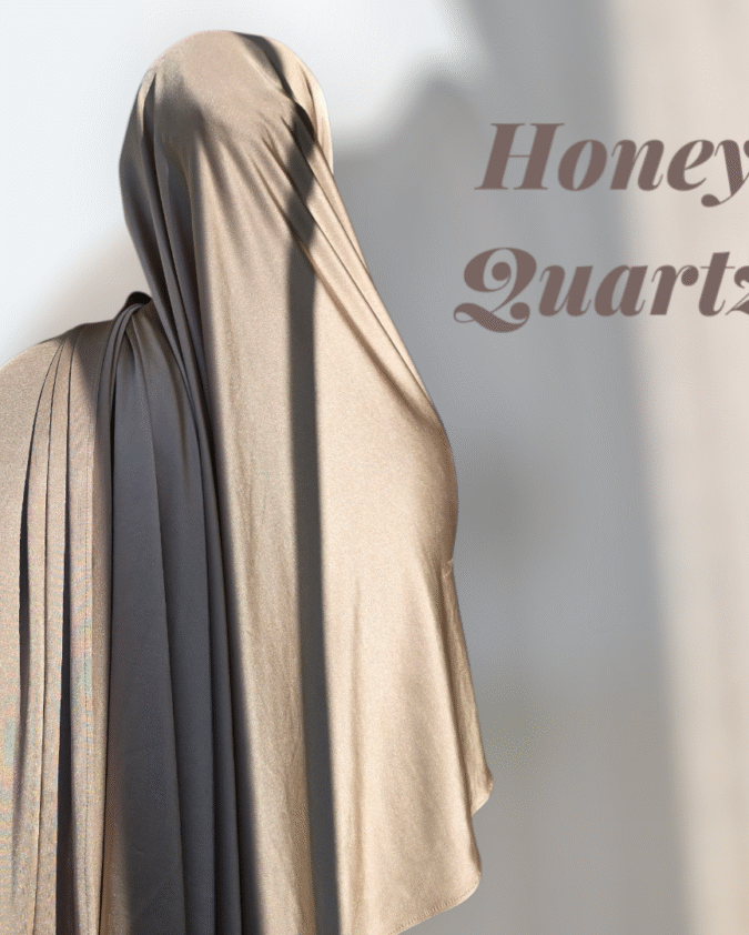 Satin Jersey - "Honey Quartz"