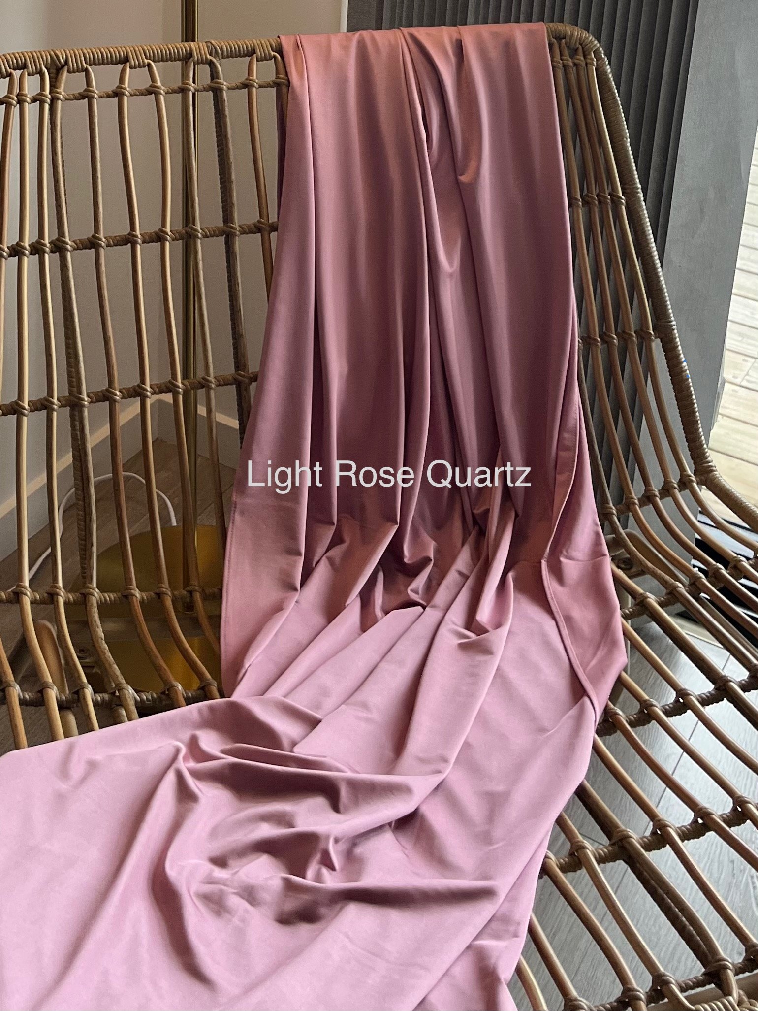 Satin Jersey - “Light Rose Quartz”